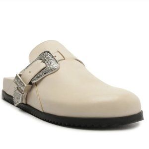 NWOT Schutz Grace Leather Flat